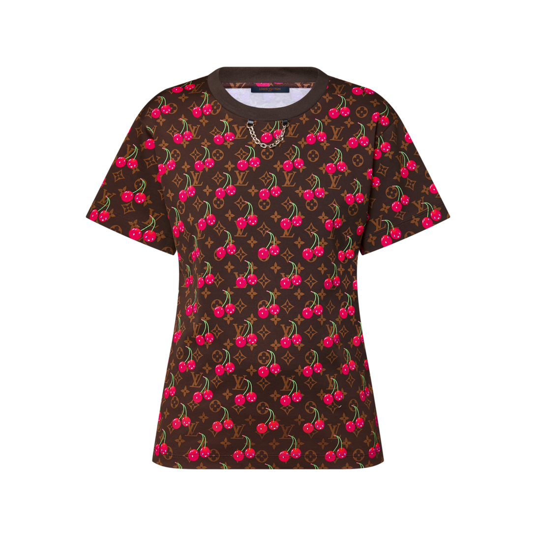 LOUIS VUITTON チェッカーパターン Tシャツ XS LV x TM Cherry T-Shirt - Ready-to-Wear | Louis Vuitton India